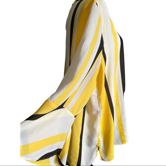 LAURA Plus - yellow plus size blouse - Picture 2 of 3